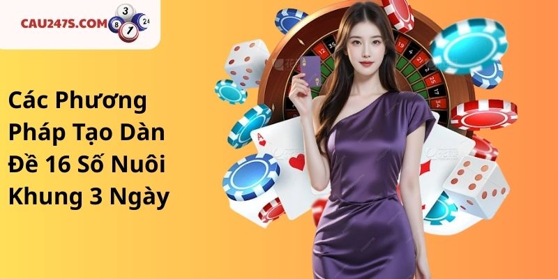 Các Phương Pháp Tạo Dàn Đề 16 Số Nuôi Khung 3 Ngày