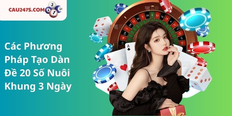 Các Phương Pháp Tạo Dàn Đề 20 Số Nuôi Khung 3 Ngày