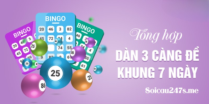 Dựa vào nguồn vốn và chiến thuật, anh em có thể tính mức cược phù hợp để tối đa hóa lợi nhuận dàn đề 3 càng khung 7 ngày
