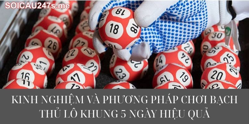 Kinh Nghiệm Và Phương Pháp Chơi Bạch Thủ Lô Khung 5 Ngày Hiệu Quả