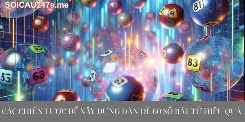 Các chiến lược để xây dựng Dàn Đề 60 Số Bất Tử hiệu quả