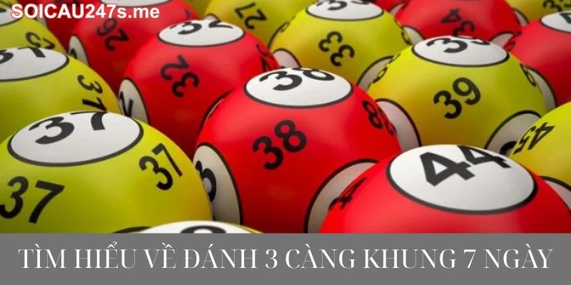 Tìm Hiểu Về Đánh 3 Càng Khung 7 Ngày