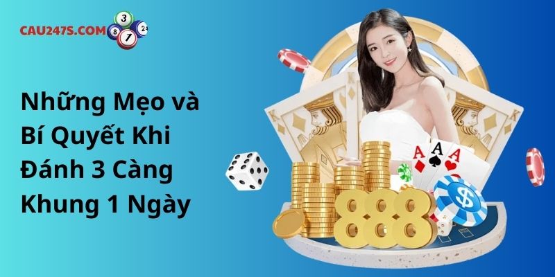 Những Mẹo và Bí Quyết Khi Đánh 3 Càng Khung 1 Ngày