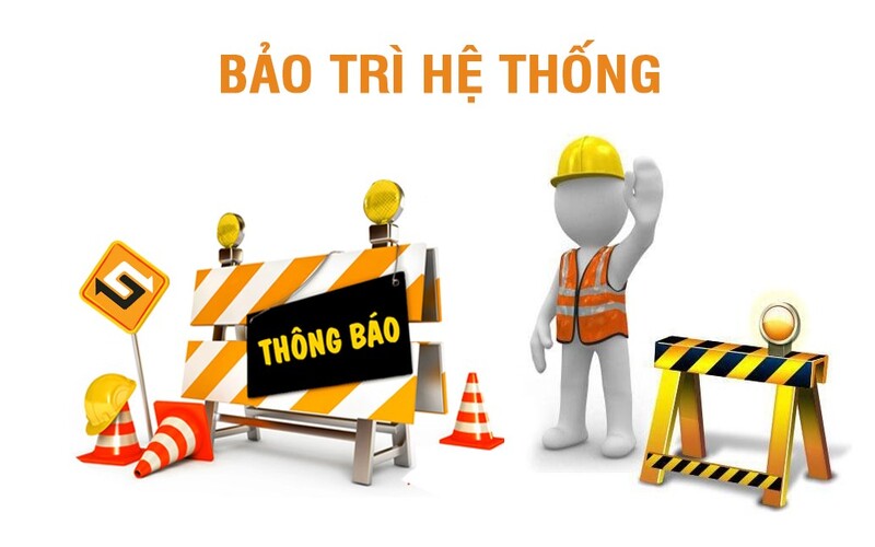 Không thể đăng nhập vì hệ thống bảo trì