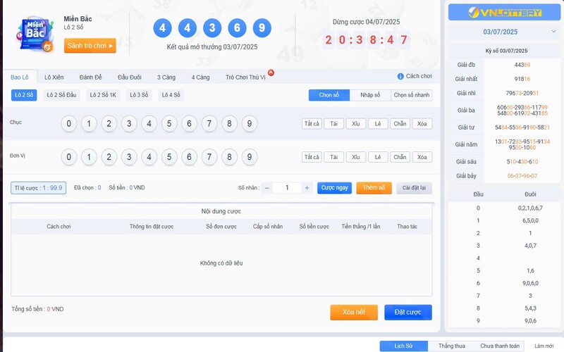 Kết quả tự động cập nhật công khai