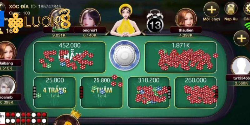Thống trị bàn cược với chiến thuật xóc đĩa LUCK8