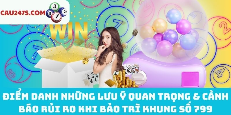 Lưu ý & rủi ro khi bảo trì khung số 799 mà bạn cần biết