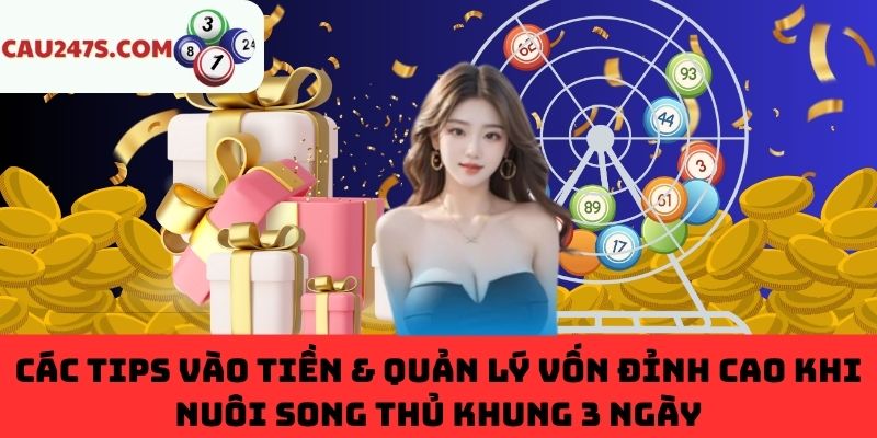 Tips vào tiền, quản lý vốn khi nuôi song thủ khung 3 ngày thông minh